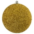 thumbnail image 1 of Vickerman 8" Gold Beaded Ball Ornament, 2 per Bag, 1 of 5