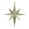 thumbnail image 1 of Vickerman 8" Gold Iridescent Glitter Bethlehem Star Christmas Ornament, 4 per Box, 1 of 2