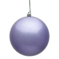 thumbnail image 1 of Vickerman 8" Lavender Candy Ball Ornament, 1 of 3