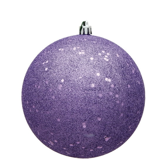 Vickerman 8" Lavender Sequin Ball Ornament