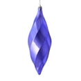 thumbnail image 1 of Vickerman 8" Lavender Shiny Swirl Finial Ornament, Pack of 6, 1 of 3
