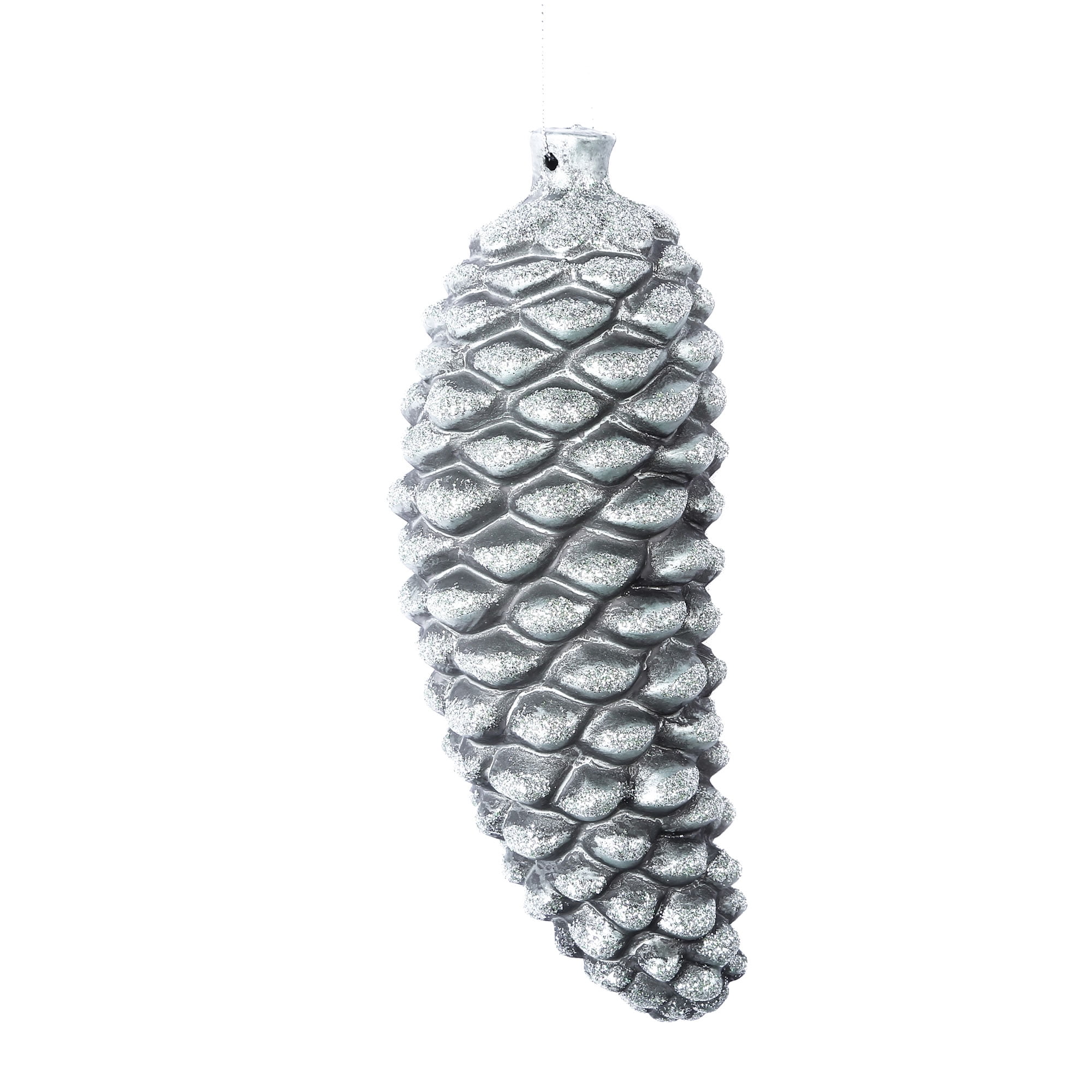 Limestone Antique Pinecone Shatterproof Plastic Christmas Ornament Set