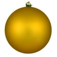 thumbnail image 1 of Vickerman 8" Medallion Gold Matte Ball Ornament, 1 of 5