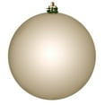 thumbnail image 1 of Vickerman 8" Oat Shiny Ball Ornament, 1 of 3
