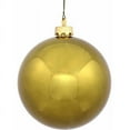 thumbnail image 1 of Vickerman 8" Olive Shiny Ball Ornament, 1 of 6