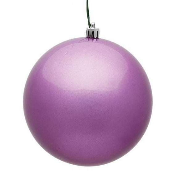 Vickerman 8" Orchid Candy Ball UV Drilled Cap Ball Ornament