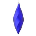 thumbnail image 1 of Vickerman 8" Purple Matte Swirl Finial Ornament, Pack of 6, 1 of 3