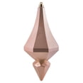thumbnail image 1 of Vickerman 8" Rose Gold Candy Finish Diamond Finial Ornament, Pack of 2, 1 of 6