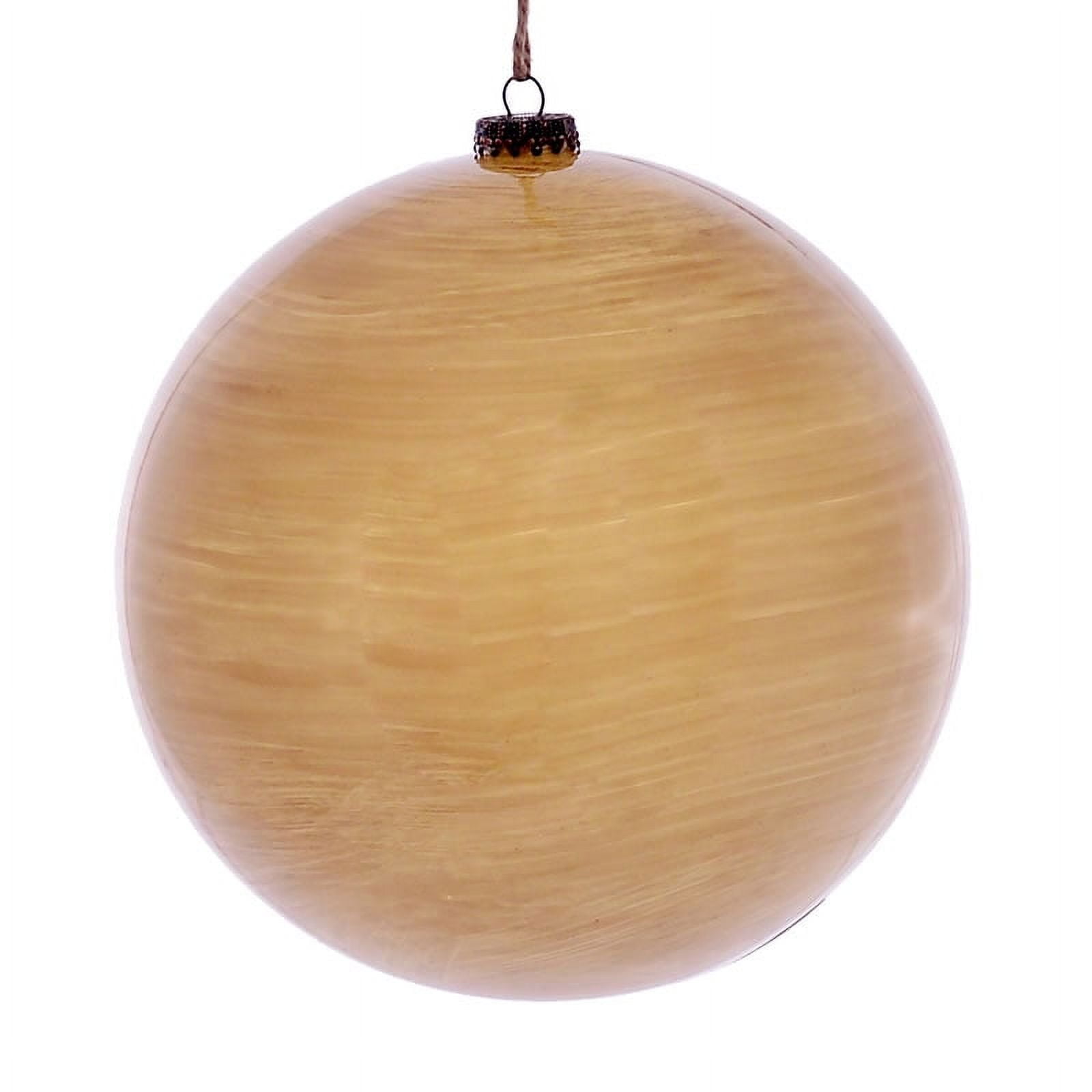 Cream & Tan Yarn Ball Ornament 4 - Neighbors Mercantile Co