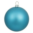 thumbnail image 1 of Vickerman 8" Turquoise Matte Ball Ornament, 1 of 2