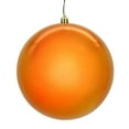 thumbnail image 1 of Vickerman  8 in. Burnish Orange Pearl Seamless UV Drilled Ball Ornament, 1 of 1