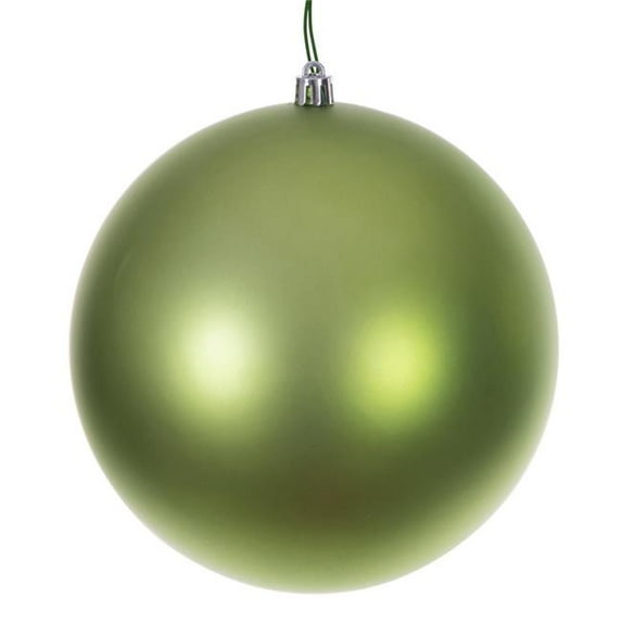 Vickerman 8 in. Celadon Matte Seamless UV Drilled Ball Ornament
