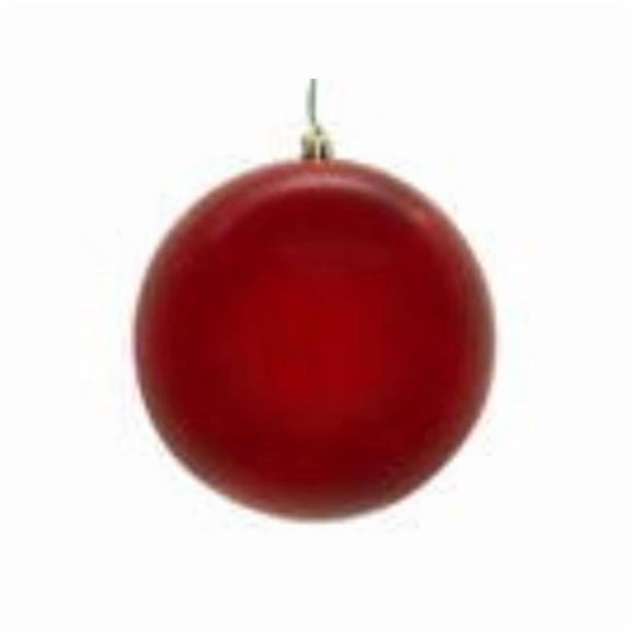 Vickerman N592003DPVL 8 in. Pearl Seamless Ball UV Drilled, Red