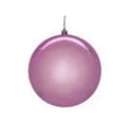 thumbnail image 1 of Vickerman N592079DSVL 8 in. Shiny Seamless Ball UV Drilled, Pink, 1 of 1
