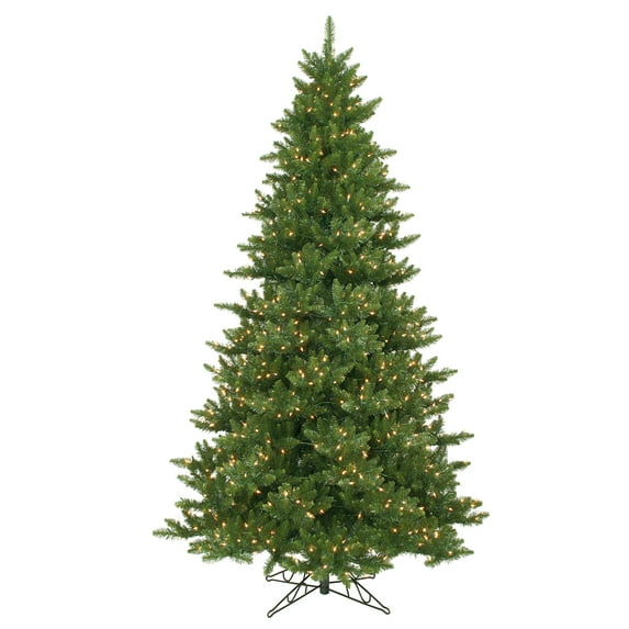 Vickerman 9.5' Camdon Fir Artificial Christmas Tree, Clear Dura-lit Lights - Faux Christmas Tree - Seasonal Indoor Home Decor