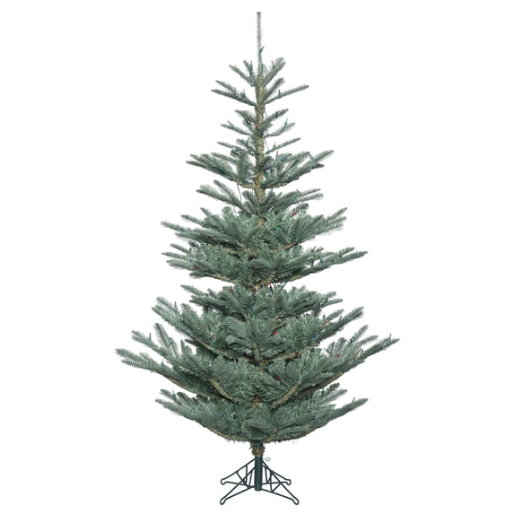 Vickerman 9' Alberta Blue Spruce Artificial Christmas Tree, Unlit - Faux Christmas Tree - Seasonal Indoor Home Decor