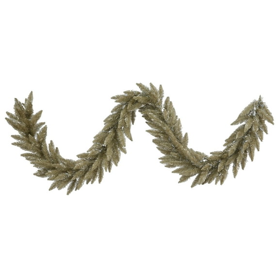 Vickerman 9' Antique Champagne Fir Artificial Christmas Garland, Unlit