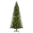 thumbnail image 1 of Vickerman 9' x 52" Balsam Spruce Slim Tree, 1700 Warm White Low Voltage 3MM LED Lights., 1 of 5