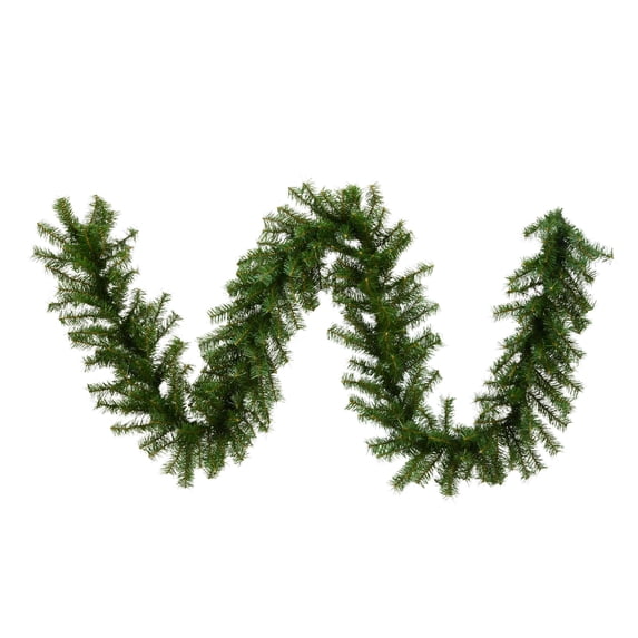 Vickerman 9' Canadian Pine Artificial Christmas Garland, Unlit