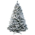 thumbnail image 1 of Vickerman 9' Flocked Alaskan Pine Artificial Christmas Tree with 1200 Warm White LED Lights, 1 of 3
