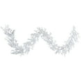 thumbnail image 1 of Vickerman 9' Flocked Winter Twig Artificial Christmas Garland, Clear Dura-lit Incandescent Mini Lights, 1 of 2