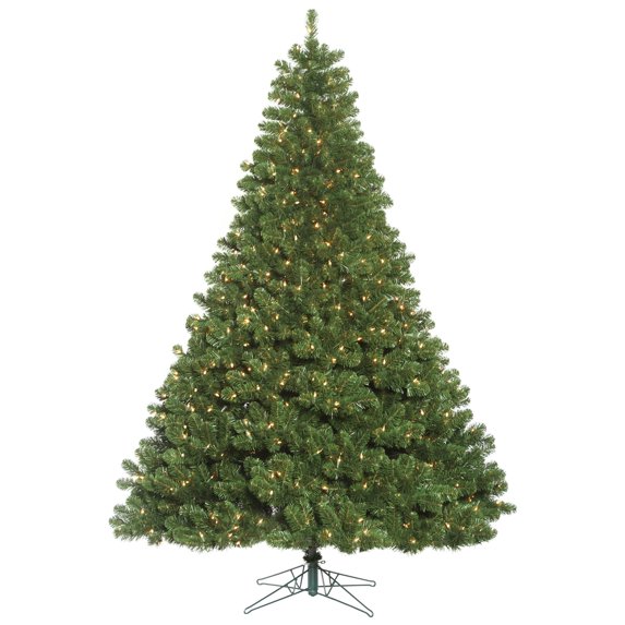 Vickerman 9' Oregon Fir Artificial Christmas Tree, Clear Dura-lit Lights