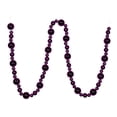 thumbnail image 1 of Vickerman 9' Plum Assorted Christmas Ball Ornament Garland, 1 of 1