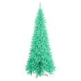 thumbnail image 1 of Vickerman 9' Prelit Artificial Christmas Tree Slim Ashley Spruce -Clear/Green Lights, 1 of 2