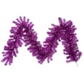 thumbnail image 1 of Vickerman 9' Purple Artificial Christmas Garland, Purple Dura-lit Incandescent Mini Lights, 1 of 3