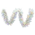 thumbnail image 1 of Vickerman 9' Sparkle White Spruce Artificial Christmas Garland, Multi-Colored LED Lights, 1 of 2