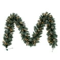 thumbnail image 1 of Vickerman 9' x 10" Frosted Mixed Pine Garland, Clear Incandescent Mini Lights., 1 of 6