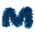 thumbnail image 1 of Vickerman 9' x 14" Flocked Turquoise Fir Artificial Garland, Unlit., 1 of 5