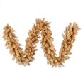thumbnail image 1 of Vickerman 9' x 14" Gold Fir Artificial Christmas Garland with Warm White Dura-lit LED Lights, 1 of 2