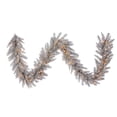 thumbnail image 1 of Vickerman 9' x 14" Platinum Fir Artificial Christmas Garland, Warm White Dura-lit LED Lights, 1 of 3