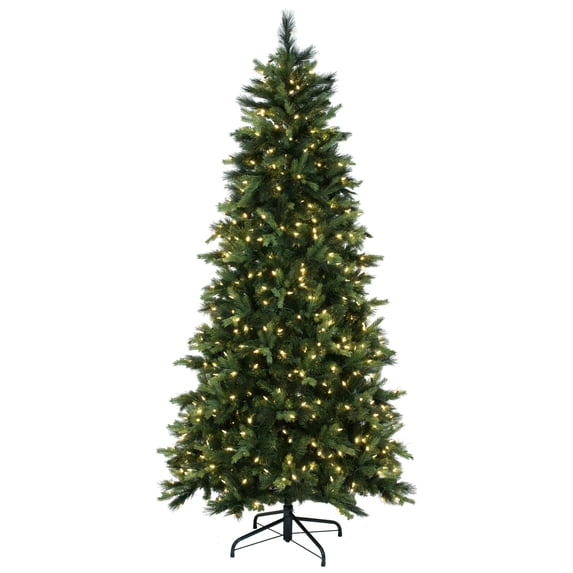Vickerman 9' x 49" Southern Mixed Spruce Artificial Christmas Tree with Warm White LED Lights.