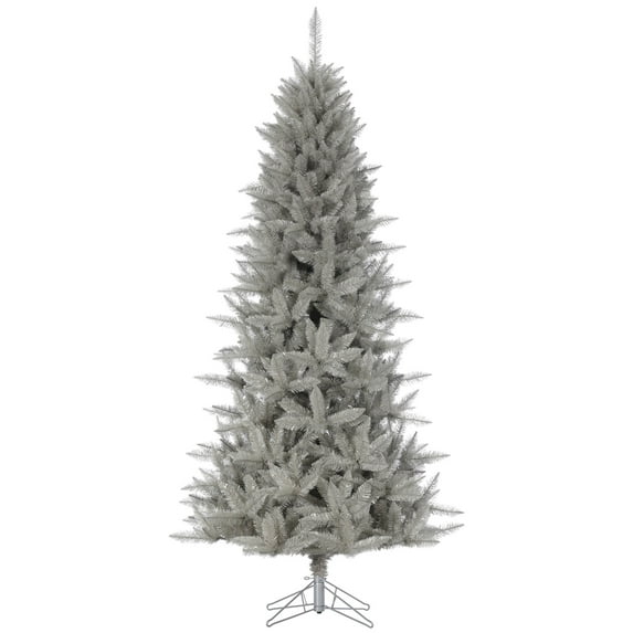 Vickerman 9' x 52" Platinum Fir Artificial Christmas Pencil Tree, Unlit