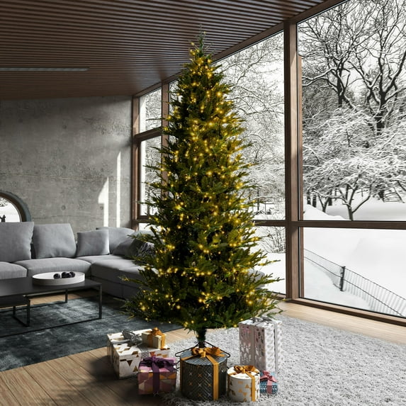 Vickerman 9' x 57" Kamas Fraser Fir Artificial Christmas Tree with 3mm LED Color Changing Lights
