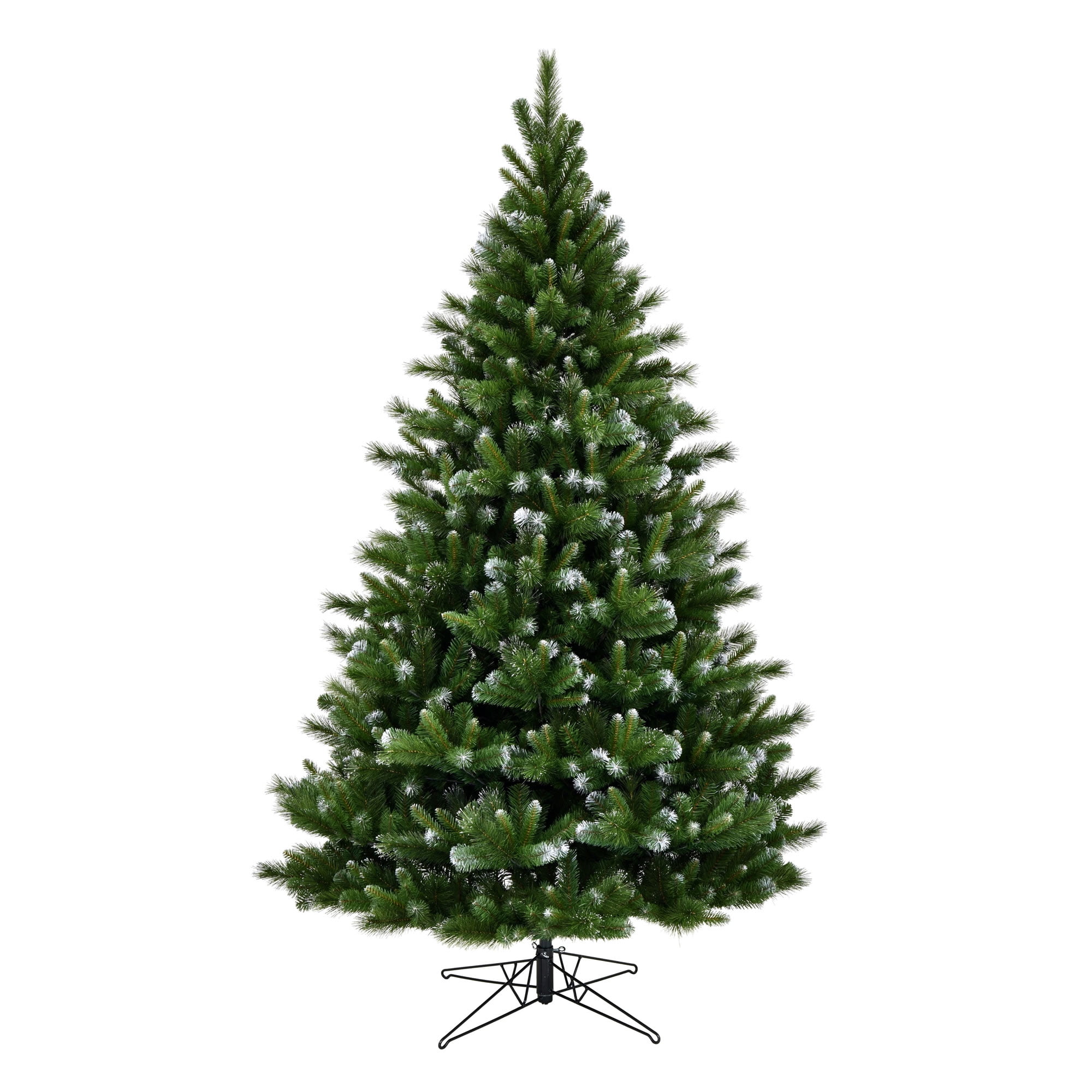 9' Green PVC Full Spruce Artificial Christmas Tree, Unlit