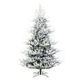 thumbnail image 1 of Vickerman 9' x 68" Flocked Hudson Fraser Fir Artificial Christmas Tree, Unlit, 1 of 5