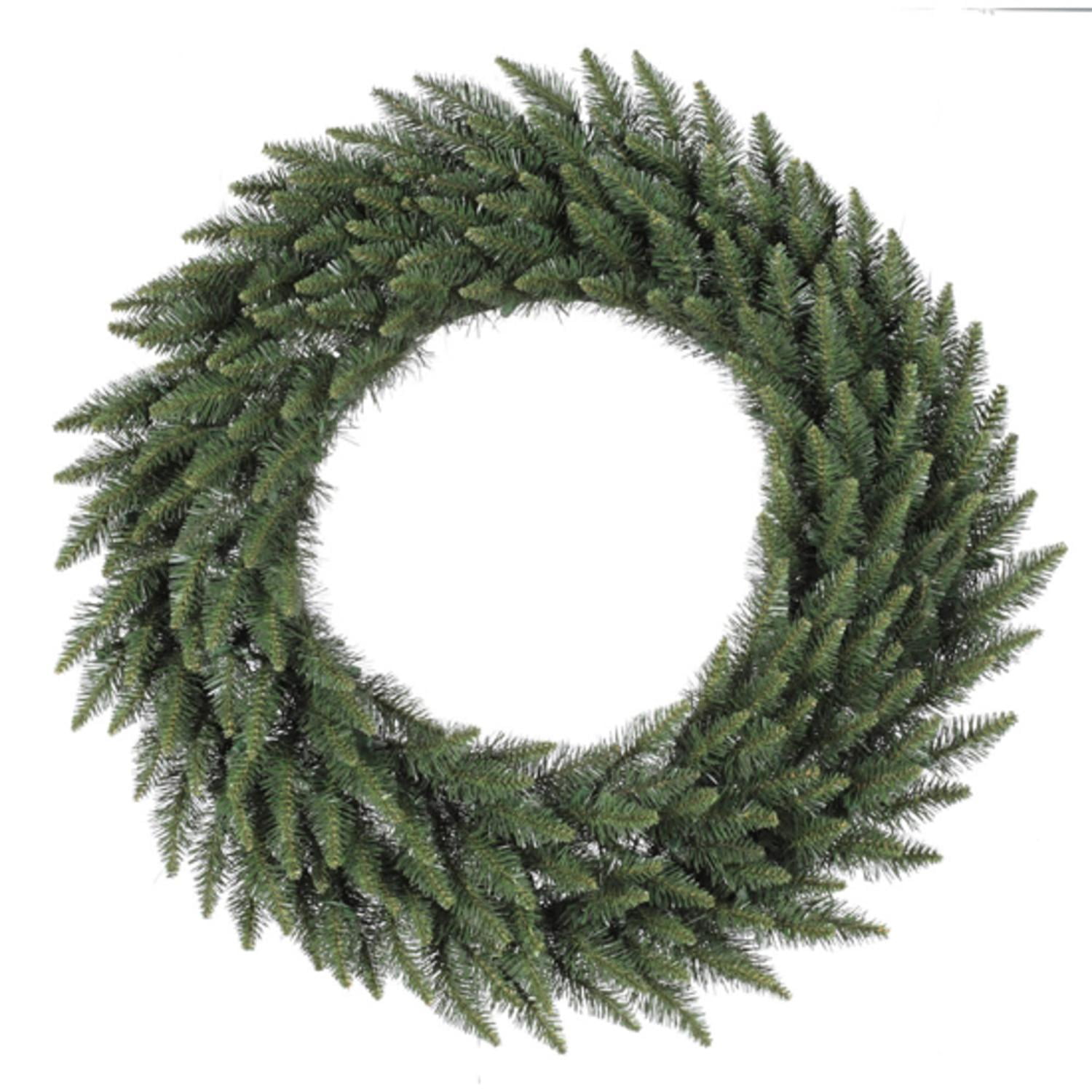 Vickerman 96" Camdon Fir Artificial Christmas Wreath, Unlit - Faux Holiday Wreath - Indoor Seasonal Home Decor