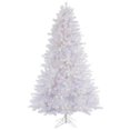 thumbnail image 1 of Vickerman A165766LED Crystal White EZ 8F Christmas Tree with Warm White Lights - 6.5 ft. x 52 in., 1 of 2