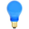 thumbnail image 1 of Vickerman A19 Blue Ceramic Medium Base Replacement Bulb 130V 25 Watt Bulbs, 1 of 1