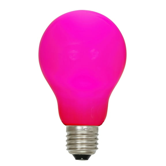 Vickerman A19 Pink Ceramic Glass LED Replacement Bulb