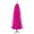 thumbnail image 1 of Vickerman A243766LED 6.5 ft. x 34 in. Hot Pink Tree 350Pink Christmas Tree, 1 of 1