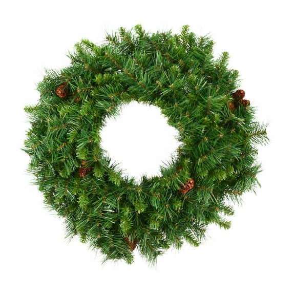 Vickerman 48" Cheyenne Pine Wreath 25 Cones 450T - A801047