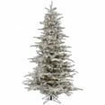 thumbnail image 1 of Vickerman 31082 - 14' x 90" Flocked Sierra Pine 2,450 Warm White Italian LED Lights Christmas Tree (A861896LED), 1 of 1