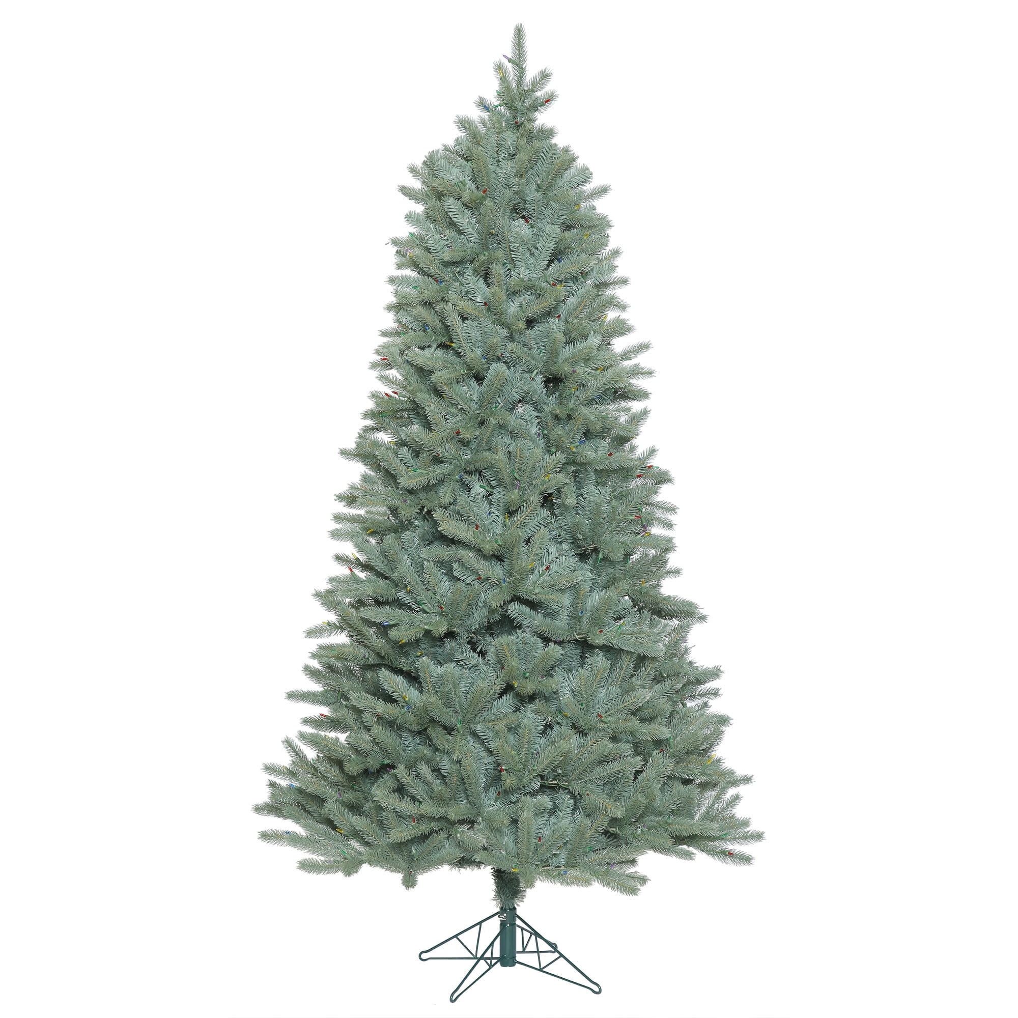 Vickerman Artificial Christmas Tree 3.5' x 30" Slim Colorado Blue Spruce 390 Tips