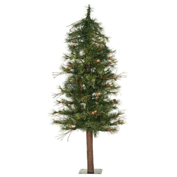 Vickerman Artificial Christmas Tree 5' x 30" Mixed Country Alpine Tree 310 Tips