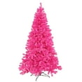 thumbnail image 1 of Vickerman Artificial Christmas Tree 8' x 53" Hot Pink Tree Dura-lit 600 Pink Lights, 1 of 2