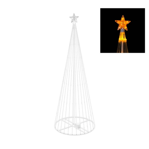 Vickerman Artificial Christmas Tree 9' x 36" LED 344 Gold Light Show Tree